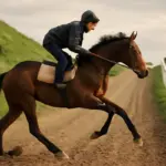 Allenamento in salita per cavalli da ippodromo: il beneficio spesso trascurato per potenziare la muscolatura