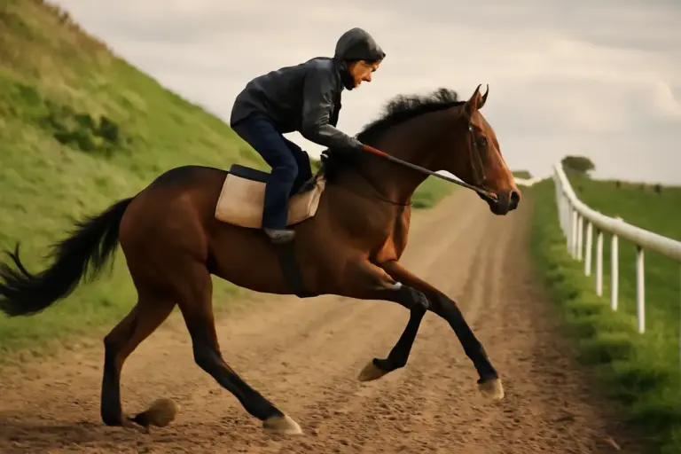 Allenamento in salita per cavalli da ippodromo: il beneficio spesso trascurato per potenziare la muscolatura